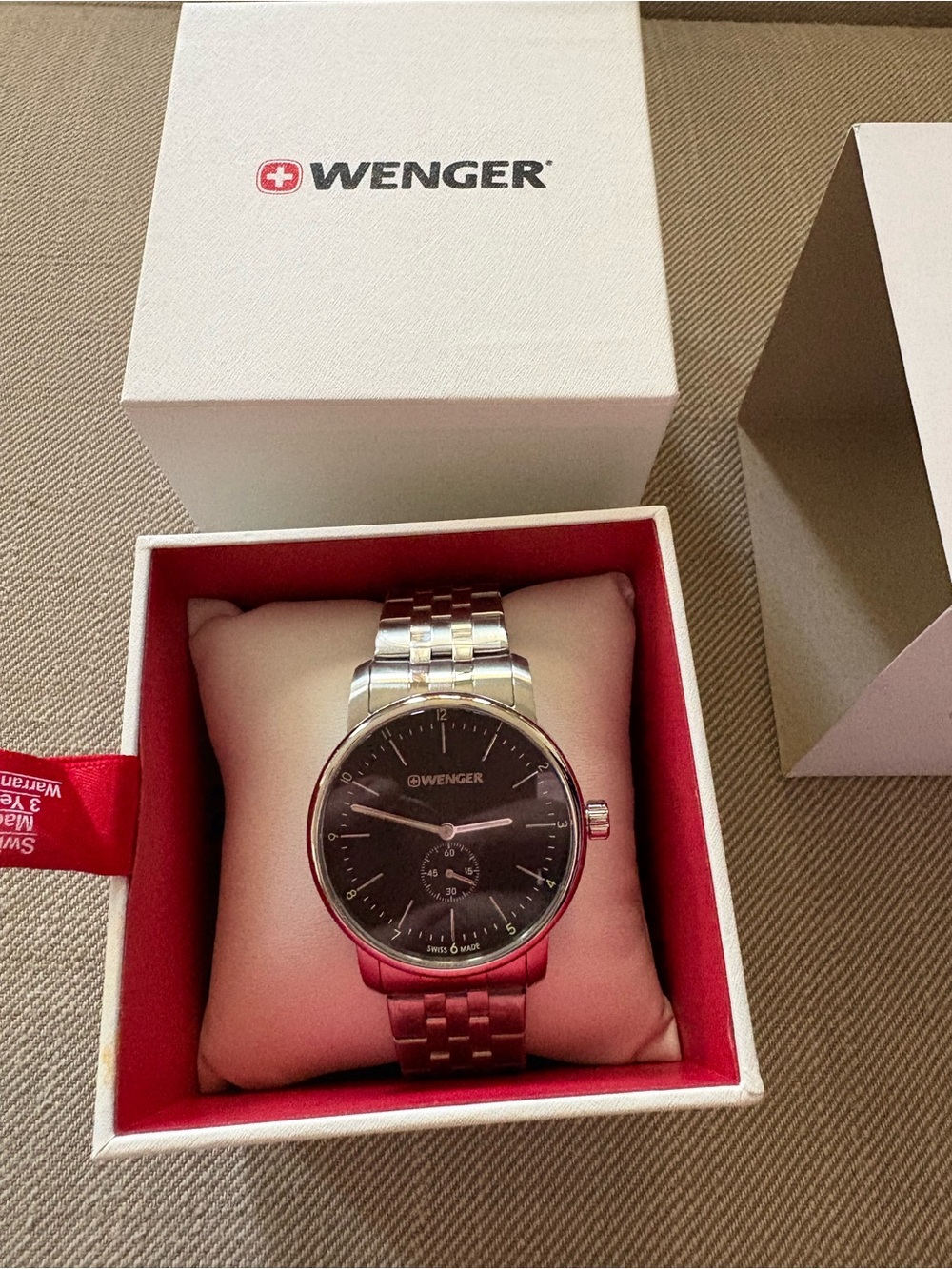 Wenger Urban Classic Swiss-made men's watch NEW IN BOX